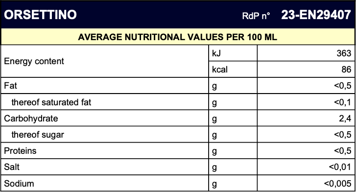  NUTRITIONAL VALUES-orsettino